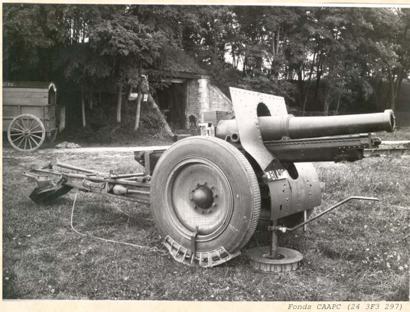 Ligne Maginot - Canon de 155 C Schneider TTT - 