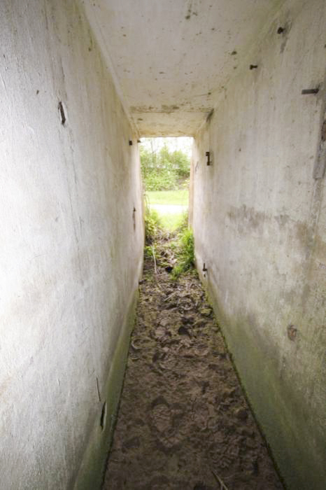 Ligne Maginot - KUHLENDORF (79° RIF - 156°RA) - (PC de Sous-Secteur) - Vue intérieure d'un couloir d'entrée