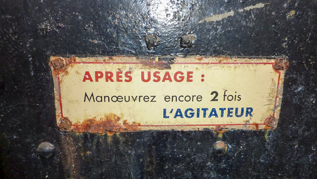 Ligne Maginot - RIMPLAS (RS) - (Ouvrage d'artillerie) - Latrines 
Consignes d'utilisation 