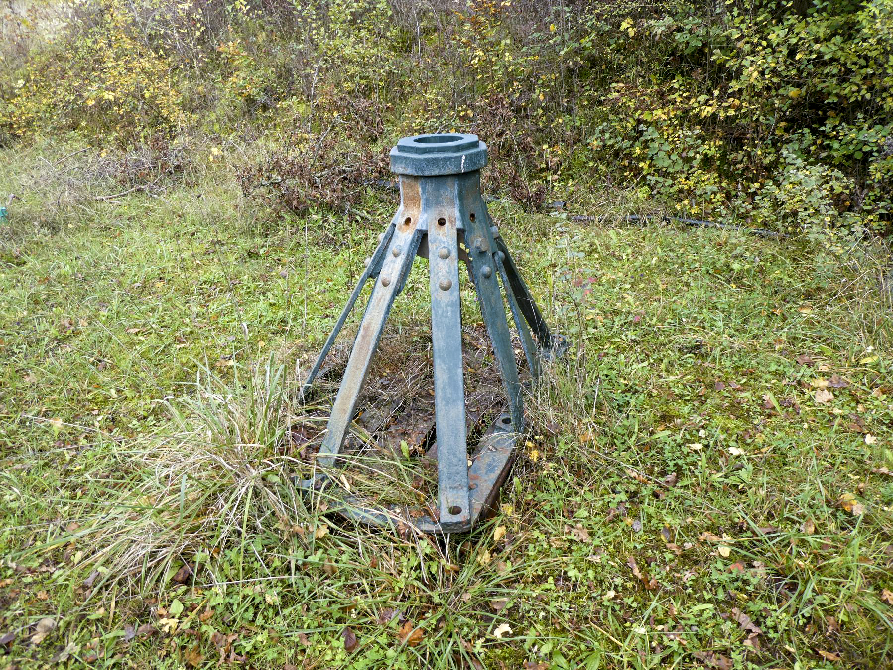Ligne Maginot - Canon de 47 mm modèle 1885 TR (47 mle 1885) - Support du canon de 47 mm mle 1885