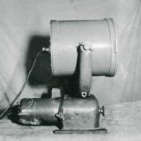 Ligne Maginot - Projecteur électrique pour  casemate d'infanterie EVE et NOIZET (EVE et NOIZET) - Ferme Chappy - Le projecteur sorti de son caisson blindé