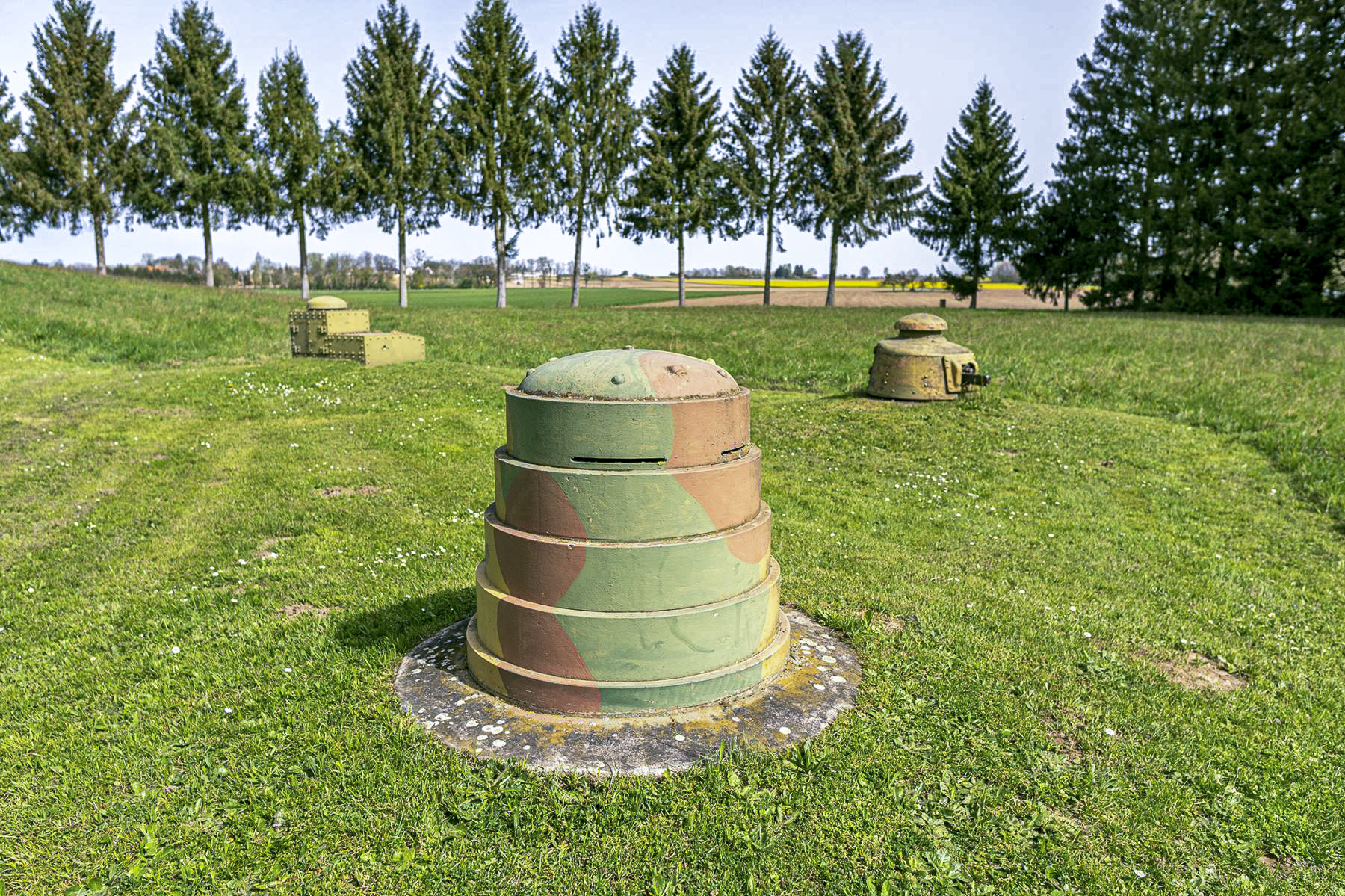 Ligne Maginot - ESCH - (Casemate d'infanterie - Double) - Matériel exposé
Observatoire par éléments Allard
