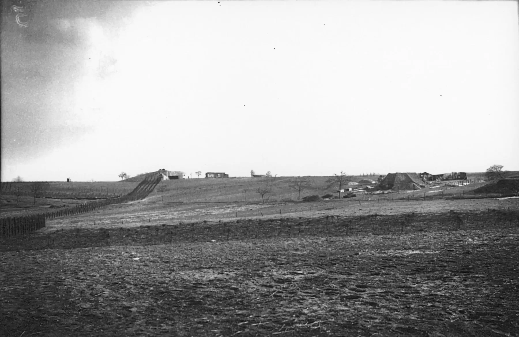 Ligne Maginot - OBERROEDERN Sud - (Casemate d'infanterie - Double) - La casemate d'Oberroedern Nord et le blockhaus Kerneis en construction