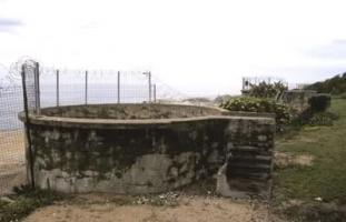 Ligne Maginot - CHAPELLE des GRECS (Batterie Basse de la) (Position d'artillerie préparée) - L'une des cuves pour canon