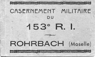 Ligne Maginot - ROHRBACH - (Camp de sureté) - 