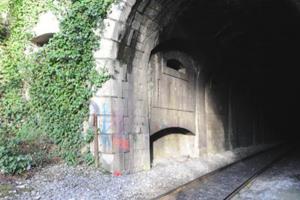 Ligne Maginot - Tunnel du BELLET - Vue des meurtriéres