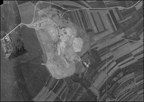 Ligne Maginot - WELSCHHOF - (Ouvrage d'infanterie) - Photo aérienne de l'ouvrage ( 1938 )
Le Welschhof en chantier