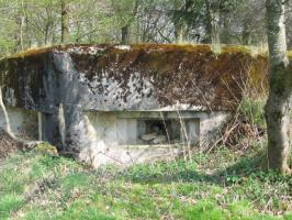 Ligne Maginot - SAUMUEHLE EST - (Blockhaus pour canon) - Créneau pour FM