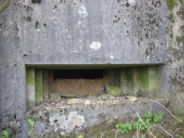 Ligne Maginot - RIMERSBERG 2 - (Blockhaus pour canon) - Créneau pour canon