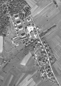 Ligne Maginot - Camp de Cattenom - Vue aérienne du camp
Prise de vue datant de 1966.
