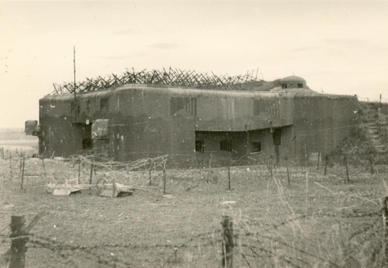 Ligne Maginot - MORFONTAINE - C14 - (Casemate d'infanterie - Double) - Vue de la casemate en 1940