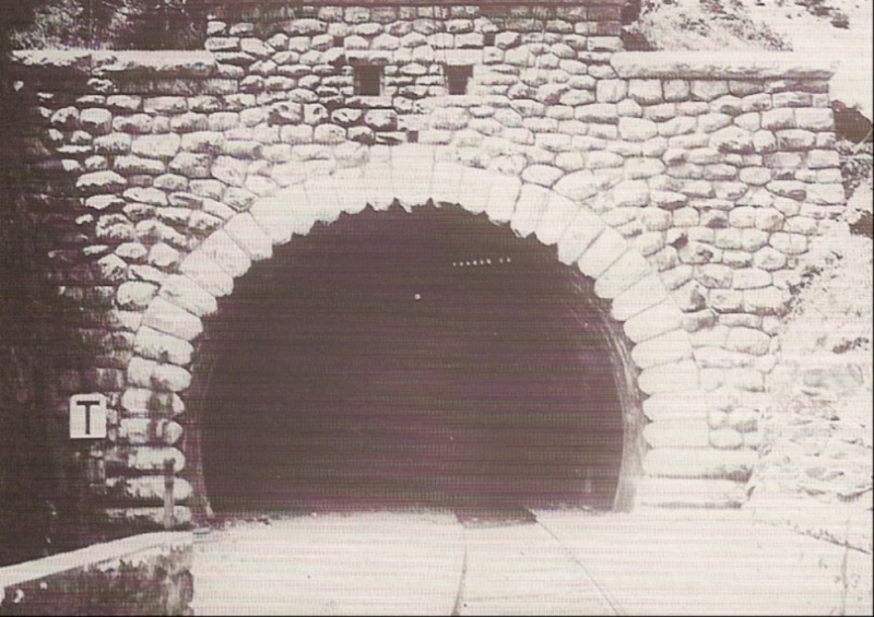 Ligne Maginot - Tunnel de Bergue - Entrée sud - Photo prise dans les années 30.
