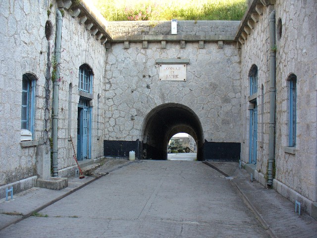 Ligne Maginot - BARBONNET - FORT SUCHET - (Ouvrage d'artillerie) - La cour principale, côté entrée