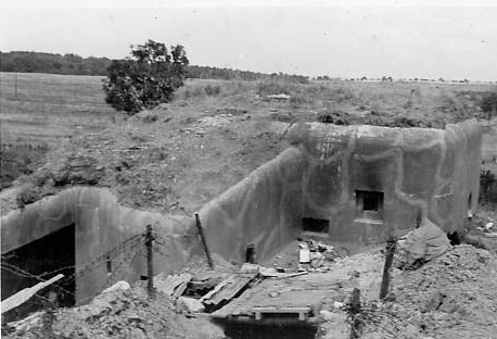 Ligne Maginot - M6B - GRUNDVILLER 1 - (Blockhaus pour arme infanterie) - Photo de l'avant poste dans les années 40