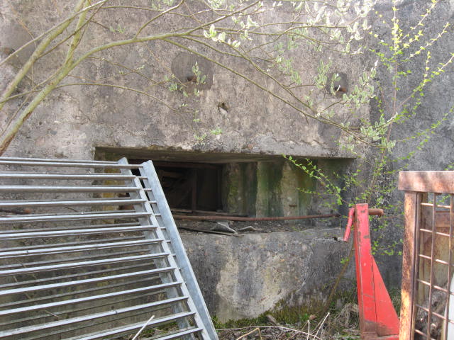 Ligne Maginot - STOECKWALD OUEST - (Blockhaus pour canon) - Créneau pour canon