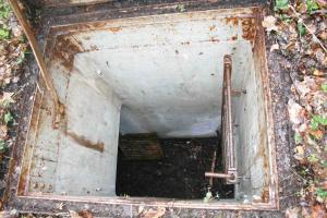 Ligne Maginot - Le puit d'accés à la chambre de coupure - Le puits d’accès à la chambre de coupure