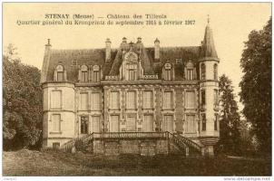 Ligne Maginot - Photo historique - Vue du Chateau des Tilleuls à Stenay entre les deux guerres