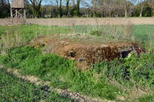 Ligne Maginot - Vue d'ensemble - Le blockhaus Cour d'Angleterre 1 est visible à l'arrière plan sous le mirador