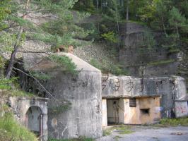 Ligne Maginot - Ouvrage d'artillerie du MONTE-GROSSO - Entrée mixte