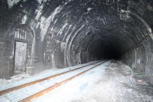 Ligne Maginot - Tunnel de Braus - Entrée Sud - L\'entrée du blockhaus de gauche
