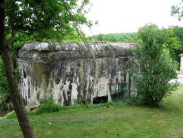 Ligne Maginot - Façade arrière - L'entrée du canon