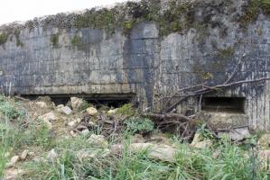 Ligne Maginot - SCHITTEFELD 5 - (Blockhaus pour canon) - Les créneaux