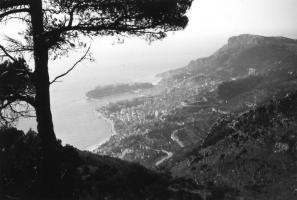 Ligne Maginot - MONT GROS de ROQUEBRUNE (Observatoire d'artillerie) - Vue de Monaco