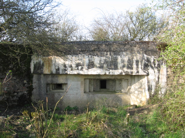 Ligne Maginot - SCHITTEFELD 2 - (Blockhaus pour arme infanterie) - Façade de tir
