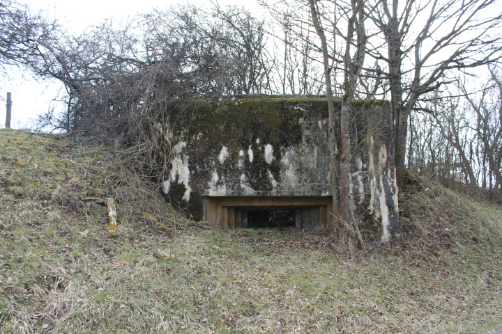 Ligne Maginot - FUERST 1 - (Blockhaus pour canon) - Façade de tir