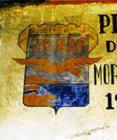 Ligne Maginot - Casernement de la Tête de Chien - Peinture murale dans le bâtiment G - Détail