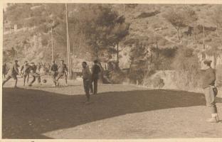Ligne Maginot - Artilleurs du 157° RAP - Photo prise à Drap (Nice)
