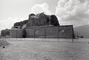 Ligne Maginot - Ouvrage d'artillerie de RIMPLAS - Bloc 5 et mur d'escarpement