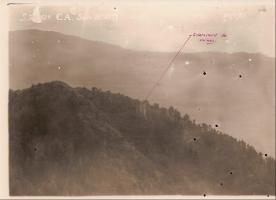 Ligne Maginot - Observatoire de la Cime d'Anan - Photo n°77 - Photo des travaux menés par les italiens prise depuis l\'observatoire de la Cime d\'Anan en 1933