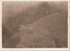 Ligne Maginot - Observatoire de la Cime d Anan - Photo n°81 - Photo des travaux menés par les italiens prise depuis l observatoire de la Cime d Anan en 1933