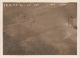 Ligne Maginot - Observatoire de la Cime d Anan - Photo n°85 - Photo des travaux menés par les italiens prise depuis l observatoire de la Cime d Anan en 1933