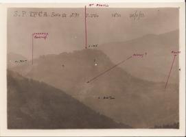 Ligne Maginot - Observatoire de la Cime d Anan - Photo n°91 - Photo des travaux menés par les italiens prise depuis l observatoire de la Cime d Anan en 1933
