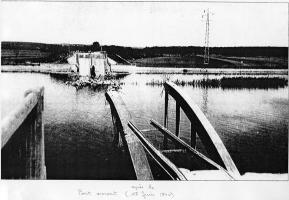 Ligne Maginot - Pont nord de Lampen - PONT DE LAMPEN NORD
Photo du pont après sa destruction le 15 juin 1940