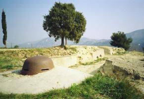 Ligne Maginot - FORT de COLOMARS - Batterie des CABANES (Position d'artillerie préparée) - Observatoires cuirassés