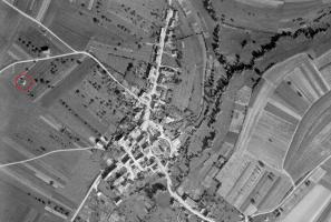 Ligne Maginot - BETTVILLER 2 (AVANT POSTE) - (Blockhaus pour canon) - Vue aérienne 1946