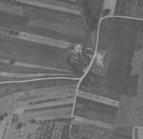 Ligne Maginot - Casemate 50/3 FESSENHEIM Nord - Photo aérienne de 1933.
