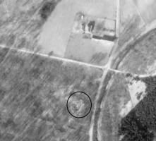Ligne Maginot - Abri-PC d'OBERJAEGERHOF - Photo IGN de 1951