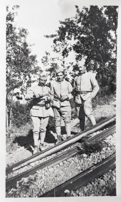 Ligne Maginot - MONTE GROSSO (MG) - E02 - (Ouvrage d'artillerie) - Photo datant probablement de la construction de l'ouvrage