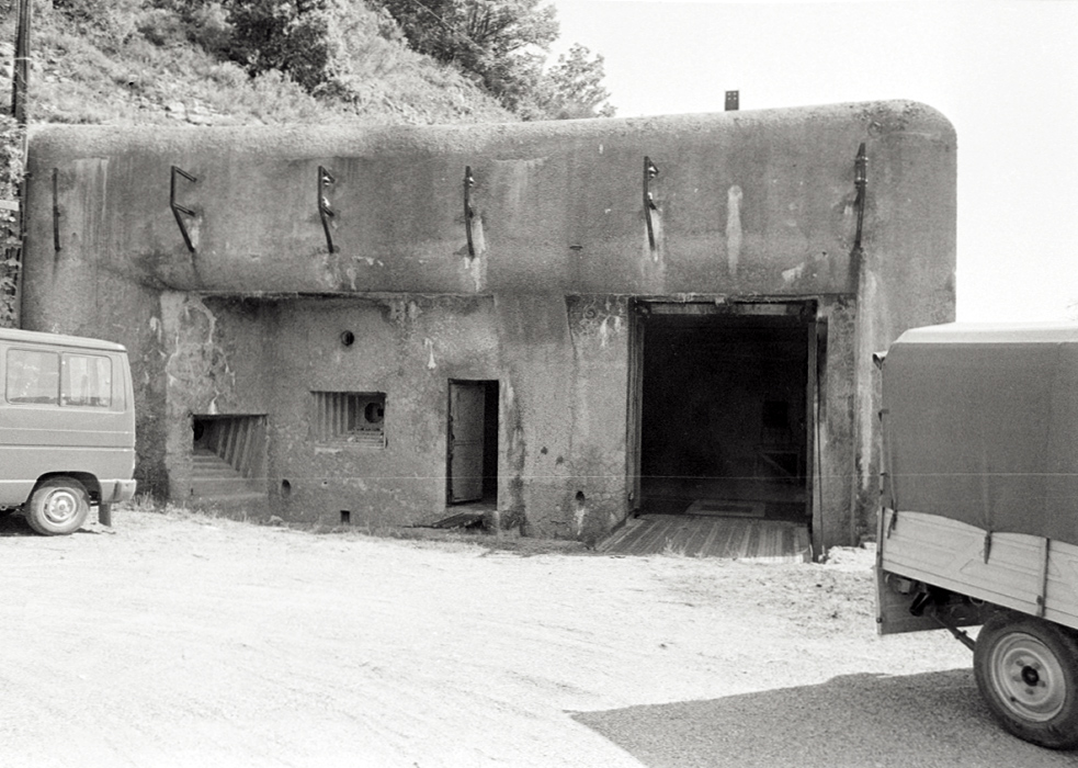 Ligne Maginot - BARBONNET (BT) - (Ouvrage d'artillerie) - Le bloc 1, entrée de l\'ouvrage
Photo datant des années 80