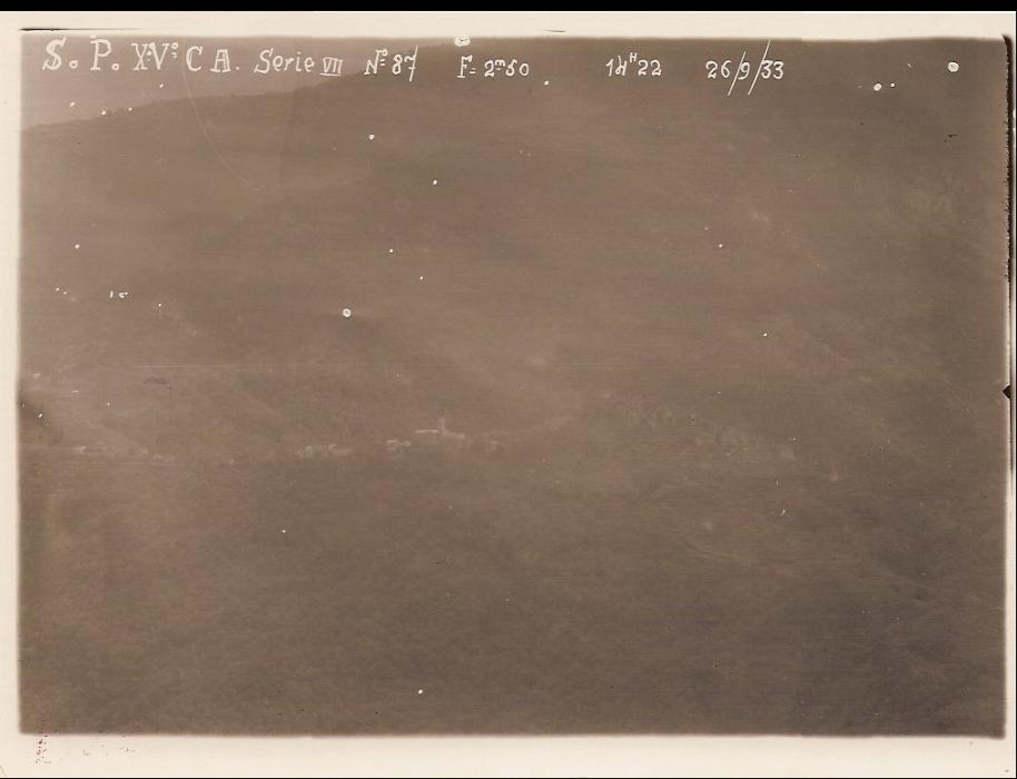 Ligne Maginot - Observatoire de la Cime d Anan - Photo n°87 - Photo des travaux menés par les italiens prise depuis l observatoire de la Cime d Anan en 1933