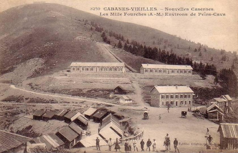 Ligne Maginot - CABANES VIEILLES - (Casernement) - Le camp en construction