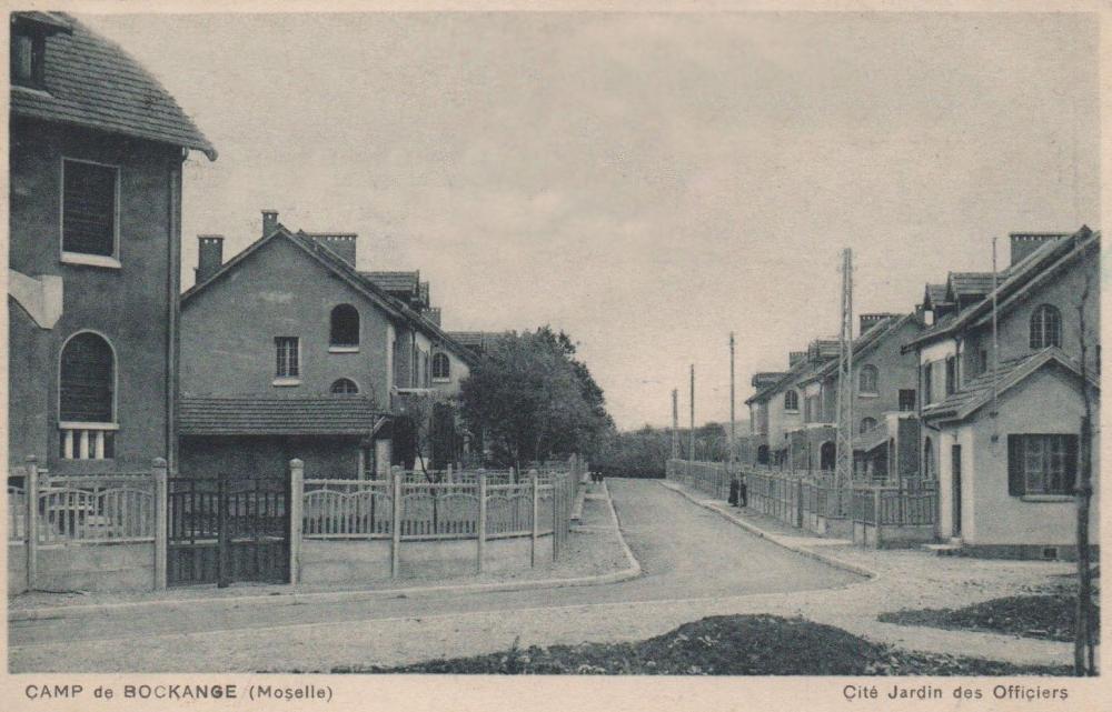 Ligne Maginot - Cité cadres de Bockange - Carte postale années 30