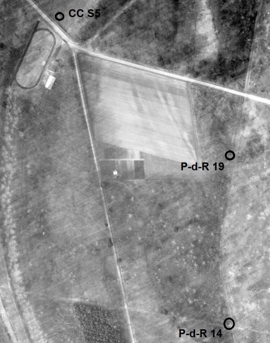 Ligne Maginot - PORT DU RHIN SUD 14 et 19 - (Cuve pour arme d'infanterie) - Port du Rhin Sud 14 et 19 en 1958
La chambre de coupure S5 est en haute à gauche