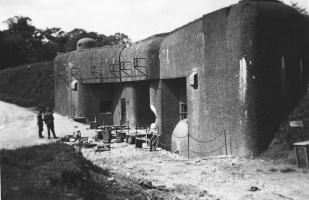 Ligne Maginot - Ouvrage d'artillerie du CHESNOIS - L'entrée en 1940