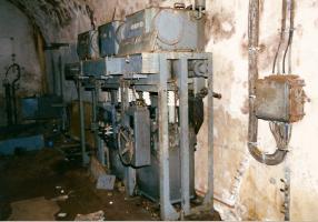 Ligne Maginot - BILLIG - A18 - (Ouvrage d'artillerie) - Poste de Transformation 
Disjoncteurs  moyenne tension
