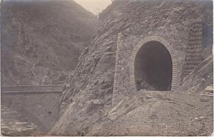 Ligne Maginot - Tunnel de Cottalorda - Le tunnel en construction en 1917, entrée nord